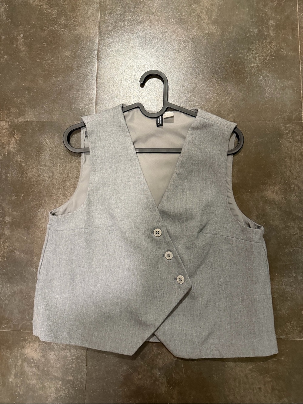 H&M Gray Tailored Vest